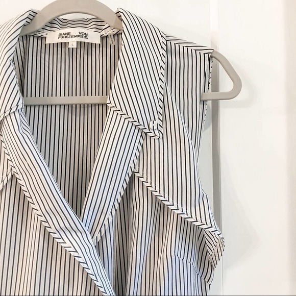 Diane Von Furstenburg Charleigh Wrap Dress Large - Picture 6 of 12